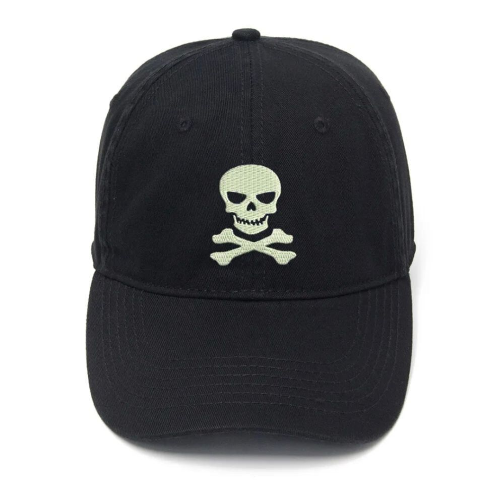 Skull Emblem: Velcro Hat Unleashed for Edgy Style Enthusiasts Now